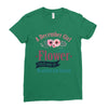 A December Girl Like A Flowers Ladies Fitted T-Shirt