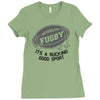 fugby it's a rucking good game Ladies Fitted T-Shirt
