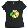 moon invaders Women's Triblend Scoop T-shirt