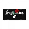 sagittarius zodiac rose License Plate