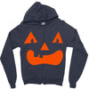 fun face pumpkin Zipper Hoodie