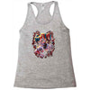 wicked jester skull Racerback Tank