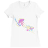 pb and jellyfish Ladies Fitted T-Shirt
