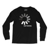 buffering  funny retro loading computer console fashion party Long Sleeve Shirts