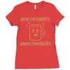 over caffeinated (2) Ladies Fitted T-Shirt