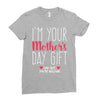 I'm Your Mother's Day Gift Dad Says You're Welcome Ladies Fitted T-Shirt