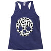 cat skull Racerback Tank