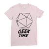 geek time Ladies Fitted T-Shirt
