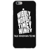 wibbly wobbly timey wimey talk whovian to me iPhone 6/6s Case
