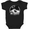 greetings from san fransokyo Baby Bodysuit