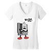 blow me Women's V-Neck T-Shirt