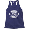 worlds greatest farter father Racerback Tank