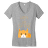 cattfeine mug Women's V-Neck T-Shirt