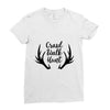 Crawl Walk Hunt Ladies Fitted T-Shirt