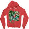 water lilies and nessy Zipper Hoodie