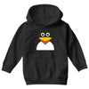 penguin face Youth Hoodie