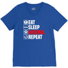 eat sleep arsenal V-Neck Tee