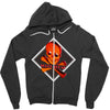 3d skull squad Zipper Hoodie