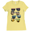 sunglass world Ladies Fitted T-Shirt