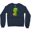ninja diet (green) Crewneck Sweatshirt