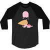 ice cream ghost 3/4 Sleeve Shirt