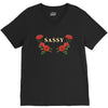 sassy with roses V-Neck Tee