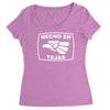 hecho en tejas Women's Triblend Scoop T-shirt