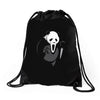 when animals attack Drawstring Bags