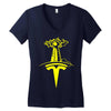tees for the tesla museum! Women's V-Neck T-Shirt