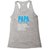 Papa Noun Definition Racerback Tank