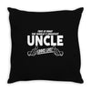 Worlds Greatest Uncle Looks Like Throw Pillow