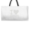 i love kung fu Weekender Totes