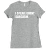 sarcasmo Ladies Fitted T-Shirt
