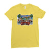 mens retro game out run, ideal gift or birthday present. Ladies Fitted T-Shirt