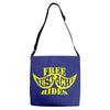 free mustache rides t shirt Adjustable Strap Totes