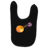 pluto hearts charon Baby Bibs