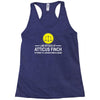 atticus finch funny Racerback Tank