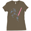 banksy cool darth Ladies Fitted T-Shirt