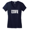 choose life Women's V-Neck T-Shirt