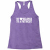 my heart physicist Racerback Tank