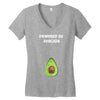Powered By Avocado Women's V-Neck T-Shirt