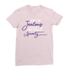 don't be jealous just because i look this good at seventy black Ladies Fitted T-Shirt