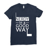 nerdy in a good way 2 Ladies Fitted T-Shirt