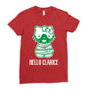 hello clarice Ladies Fitted T-Shirt