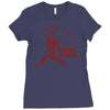 touch down funny Ladies Fitted T-Shirt