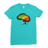 time leaves Ladies Fitted T-Shirt