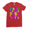 texting and driving like it's 1990 Ladies Fitted T-Shirt