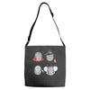 halloween hedgehogs Adjustable Strap Totes