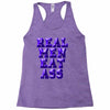 real men eat ass Racerback Tank
