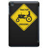 tractor crossing farmer's road warning sign iPad Mini